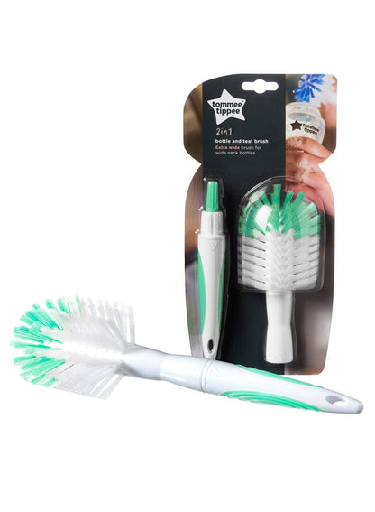 Tommee Tippee Bottle and Teat Brush - Green
