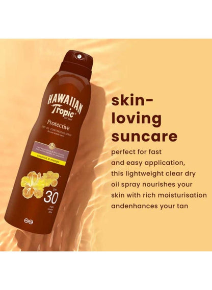 Hawaiian Tropic Protective Tanning Dry Oil SPF 30