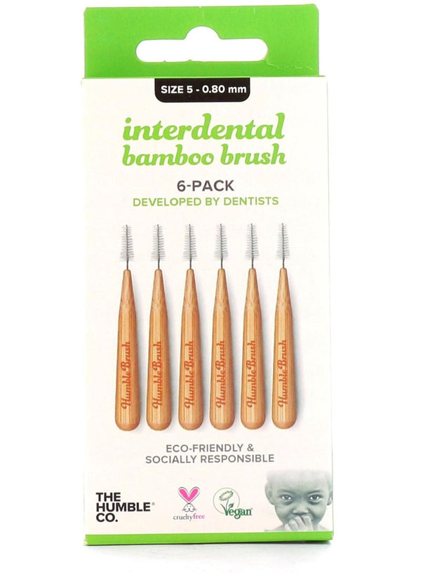 The Humble Co. Interdental Brush Bamboo Brushes Size 5