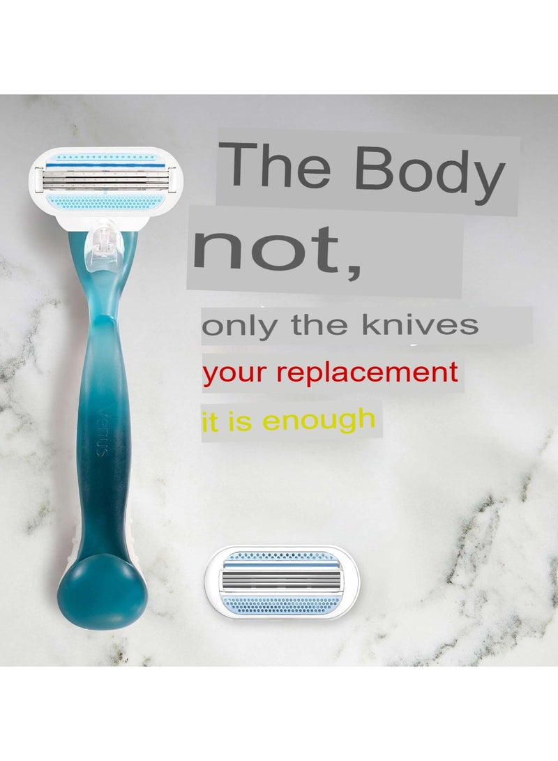 Gillette Venus Razor Handle + Razor Blade X2
