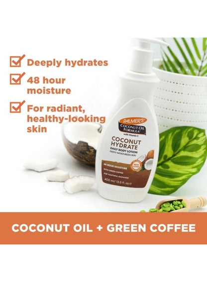 Coconut Hydrate Daily Body Lotion 400 ML - PALMER'S