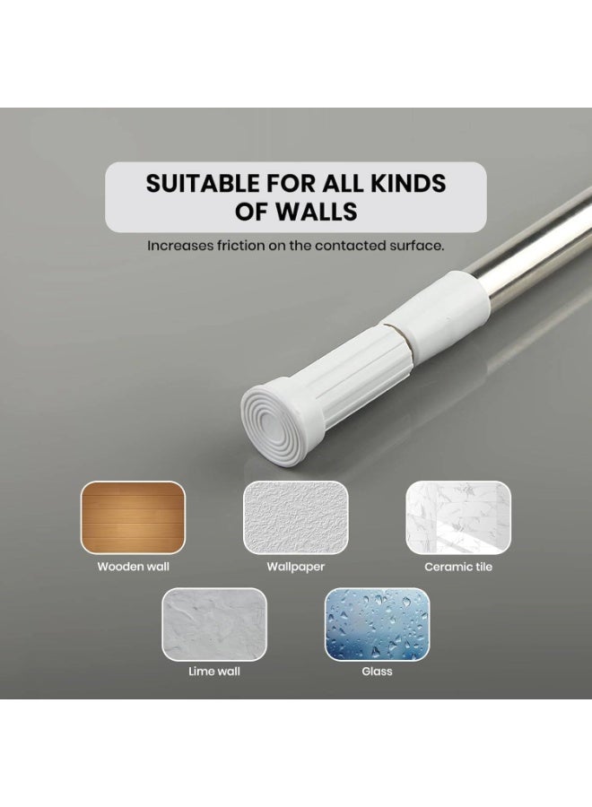 SIROCCO Telescopic Shower Curtain Rod 110 X 200 CM