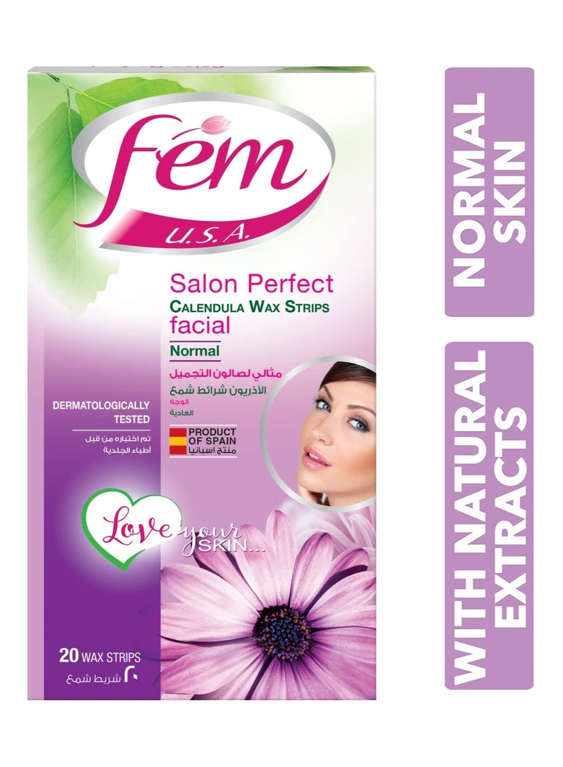 Fem Bikini & Underarm Wax Strips for Normal Skin