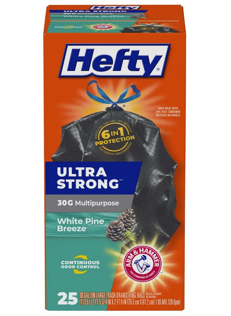 Hefty Ultra Strong Trash Bags 30 Gallon