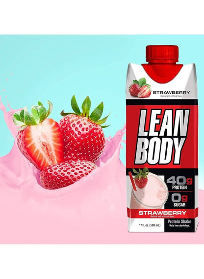 LABRADA Lean Body Strawberry Protein Shake 500 ML