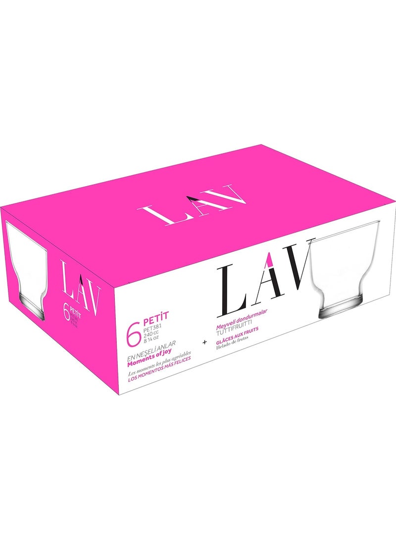 LAV Petit Ice Cream Cup Set 240 ML