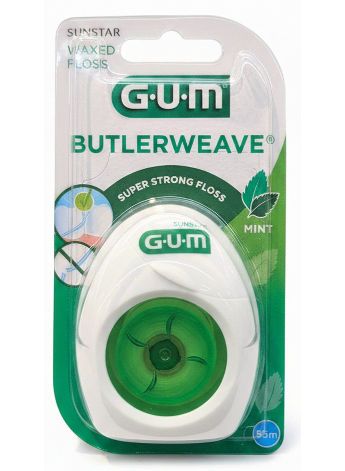butlerweave waxed, butlerweave waxed dental, cool dry, dental floss, dental floss mint, dry place, every day, floss mint, floss mint 55m, mint 55m, oral care, sunstar, waxed dental, waxed dental floss, wide flat