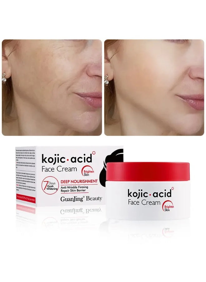 acid deep, acid deep nourishment, cream 50g, deep nourishment, deep nourishment firming, face cream, face cream 50g, firming face, firming face cream, guanjing beauty, kojic acid, kojic acid deep, nourishment firming, nourishment firming face, skincare