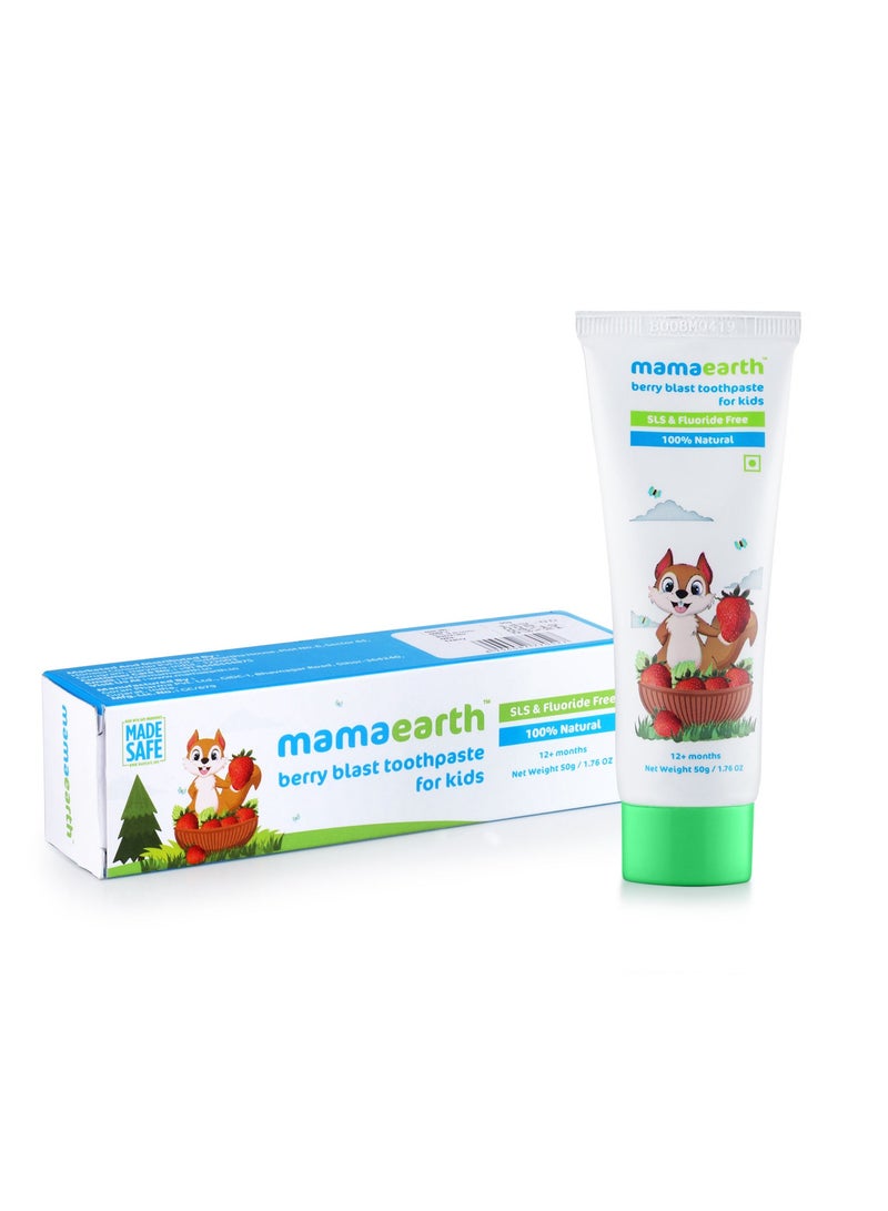 Mamaearth Berry Blast Toothpaste for Kids 50g