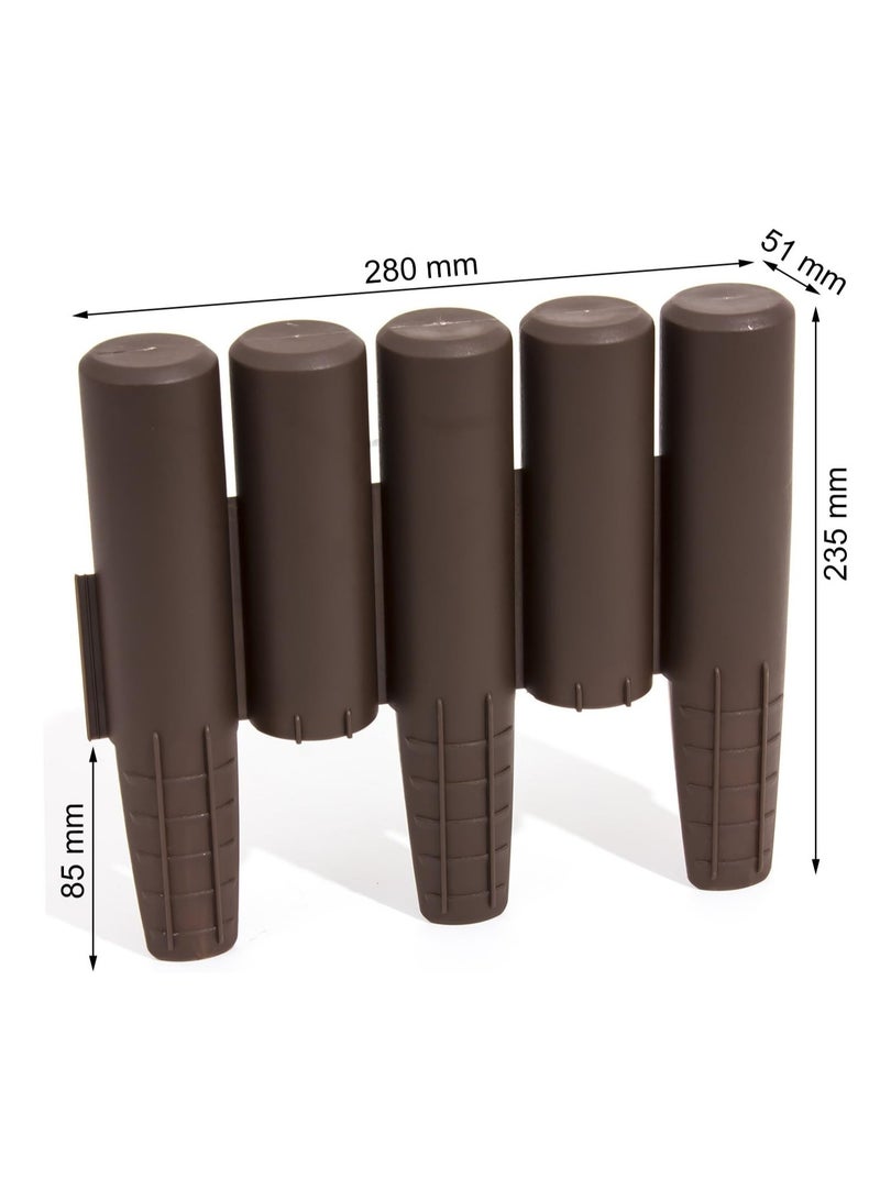 Prosperplast Garden Palisade Brown