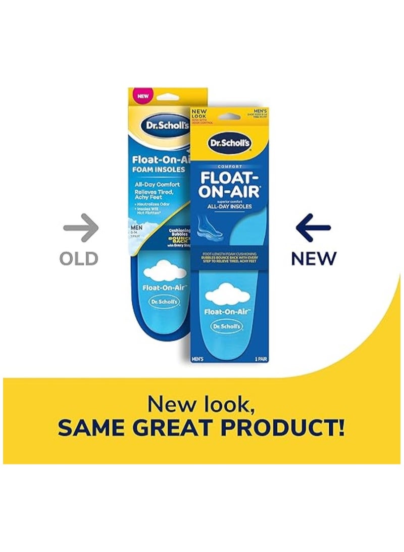 Dr. Scholl's Float On Air Foam Insoles for Men