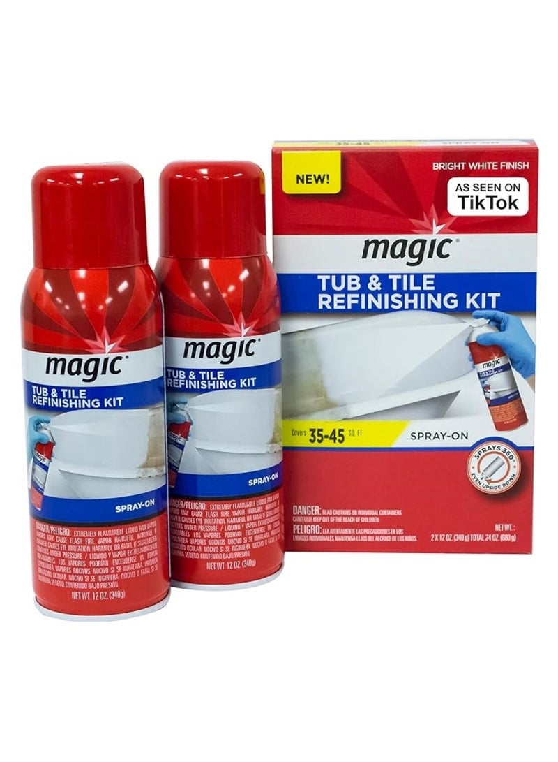 Magic Tub And Tile Refinishing Kit by Magic
