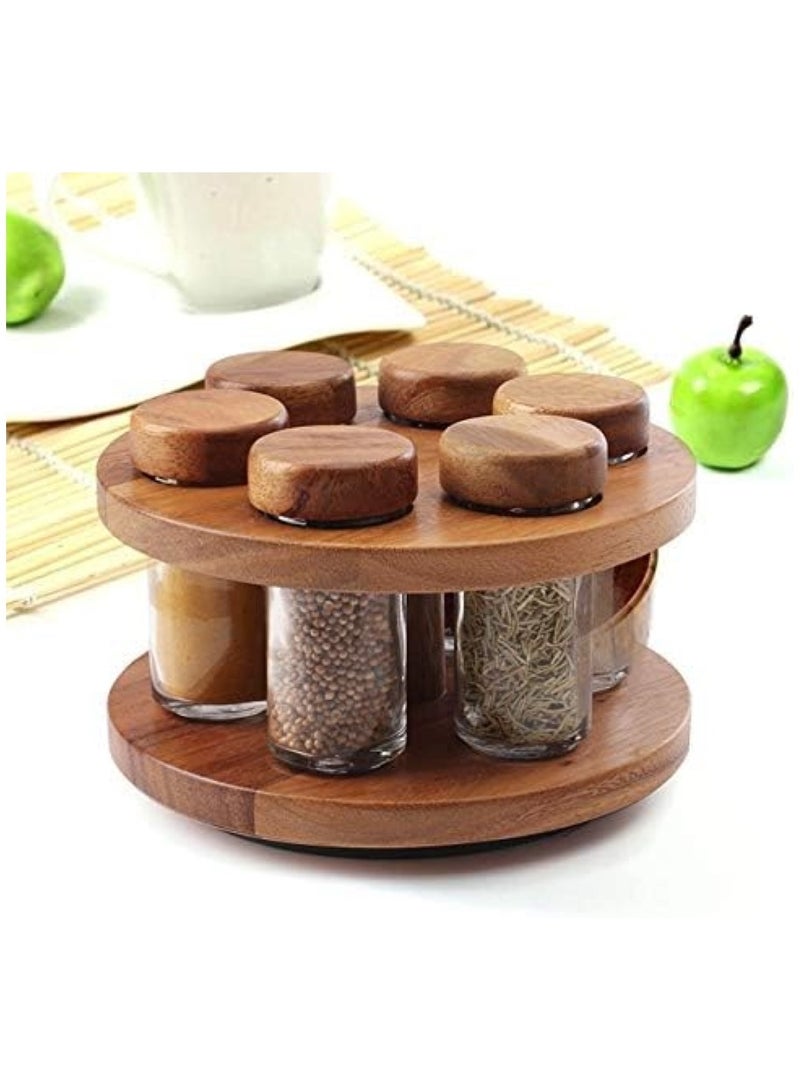 BILLI Spice Rack With 6 Bottles - Premium Organizer