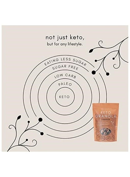 Cinnamon Keto Granola 300g - KETO HANA