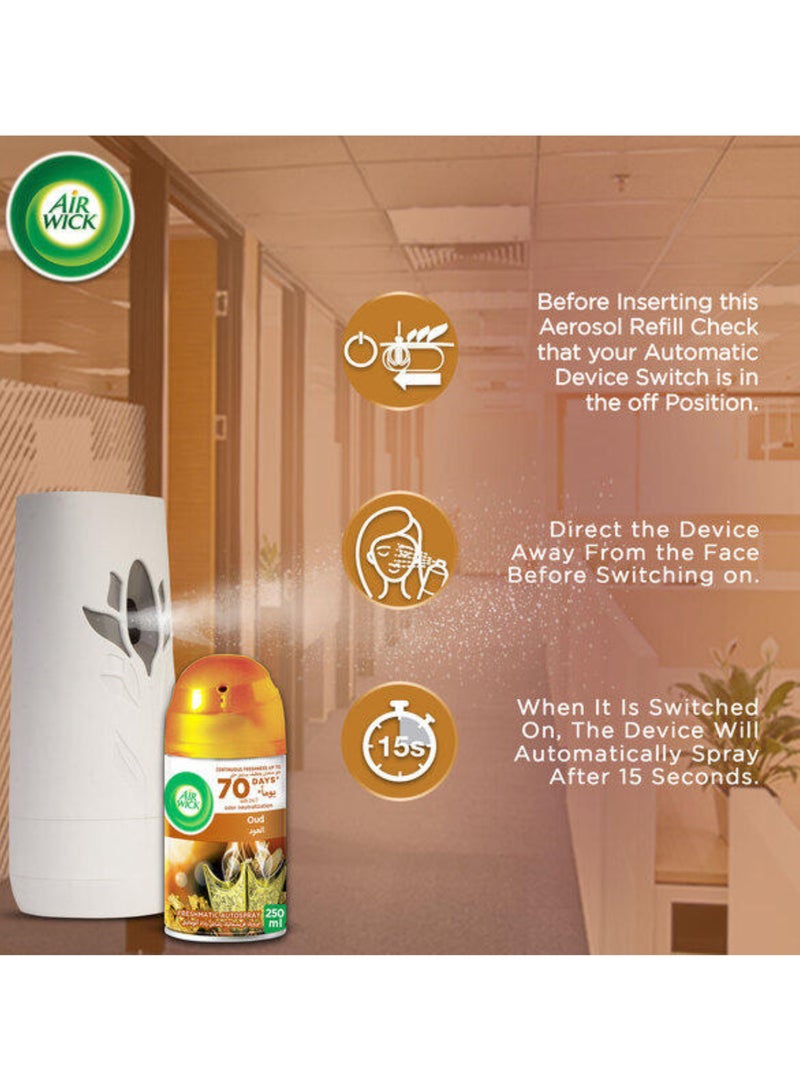 Air Wick Freshmatic Autospray Oud Fragrance 250 ML