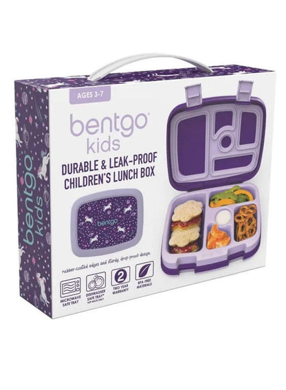 Yumbox Kids Bentgo Lunch Box Unicorn Print