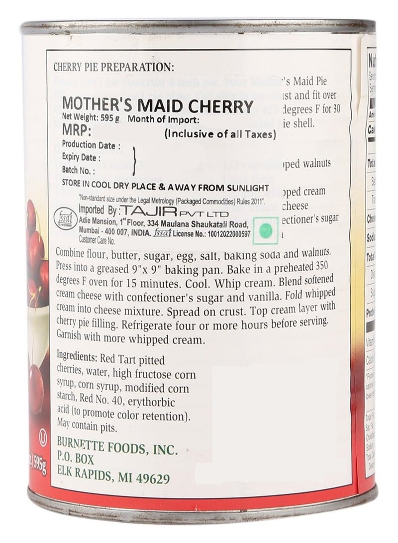 Mother'S Maid Cherry Topping & Filling 595 G