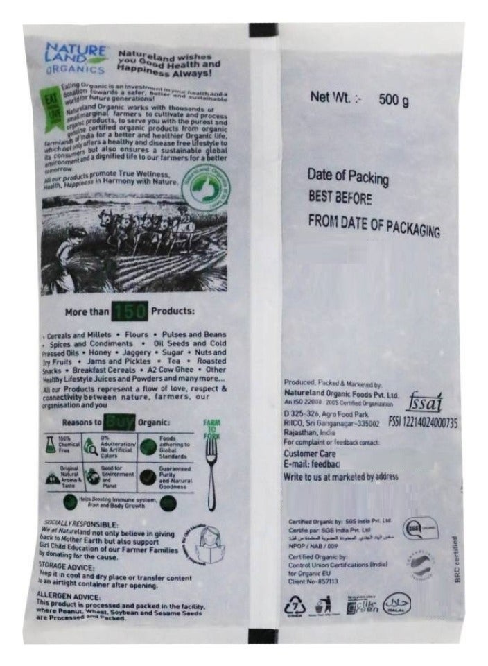 Nature Land Organics Black Basmati Rice 500 G