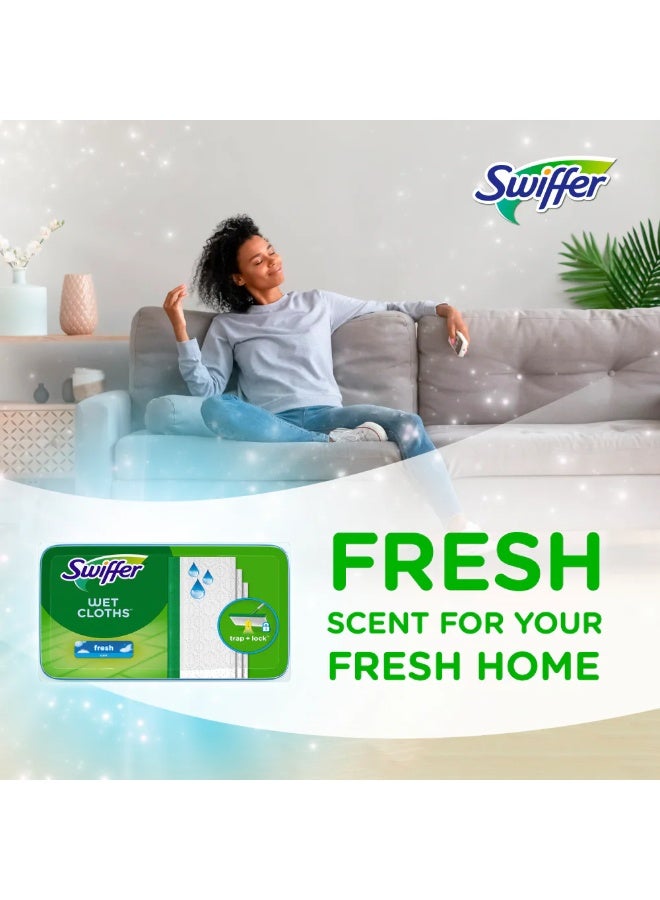 Swiffer Sweep + Mop Wet Pads Refill 12 Pcs