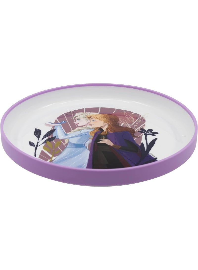 Frozen Trust The Journey Kids Plate Purple - STOR