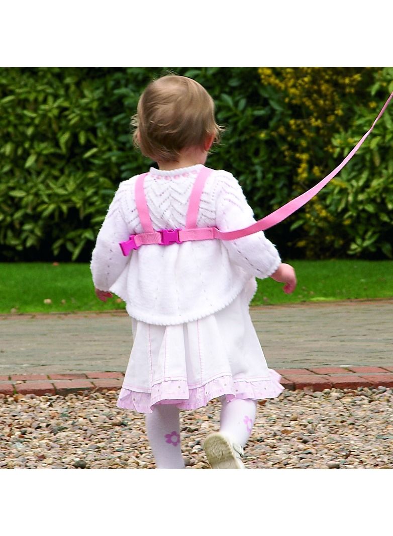Clippasafe Baby Safety Designer Harness & Reins Pink