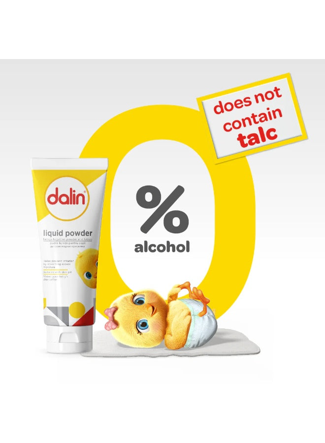 baby care, baby liquid, baby liquid powder, classic 100ml, dalin, gentle care, hypoallergenic, liquid powder, liquid powder classic, powder classic, powder classic 100ml, sensitive skin, silicone, skin care, skincare