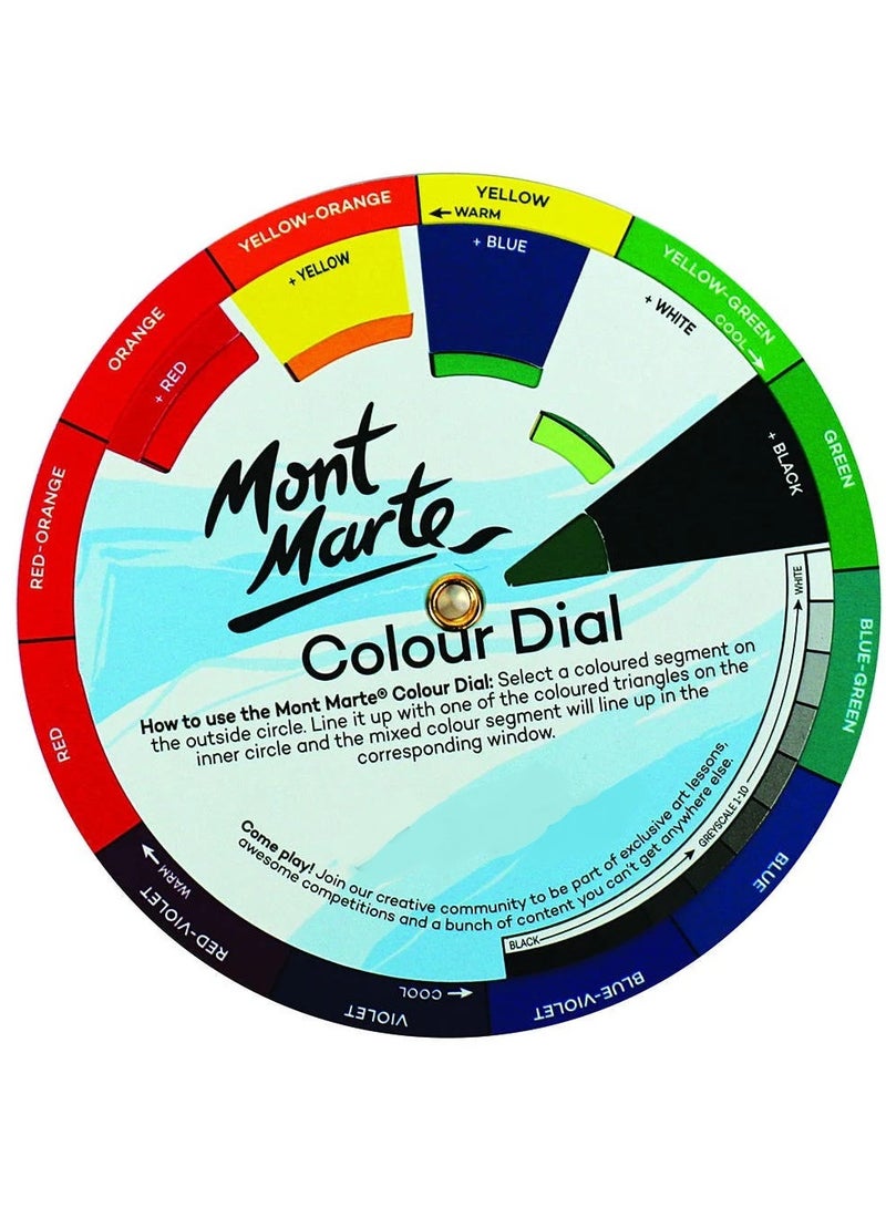 Mont Marte Mini Colour Dial for Easy Colour Mixing