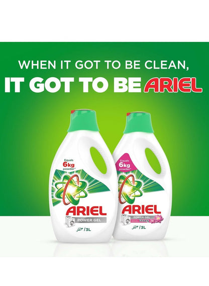 Ariel Power Gel Liquid Detergent Fragrant Rose 1.8L