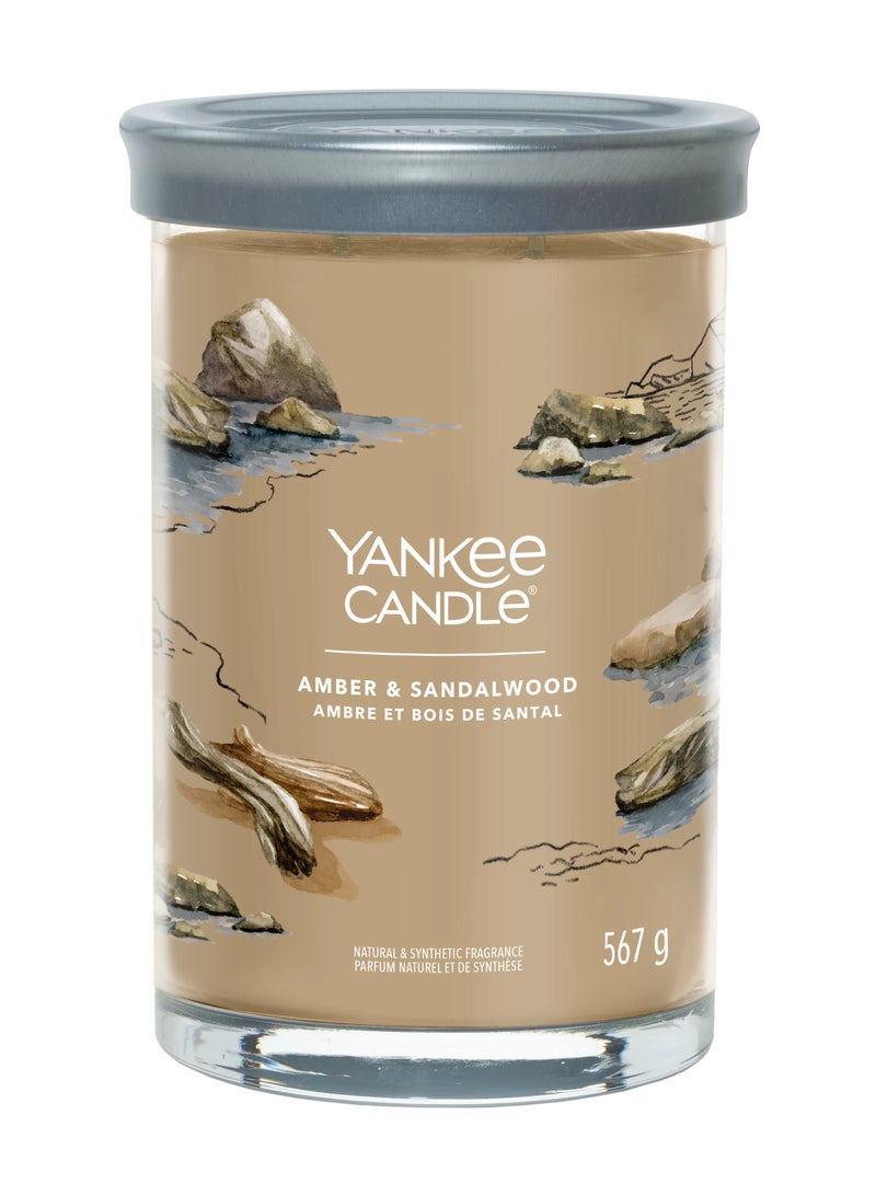 YANKEE CANDLE Amber & Sandalwood Jar 567g
