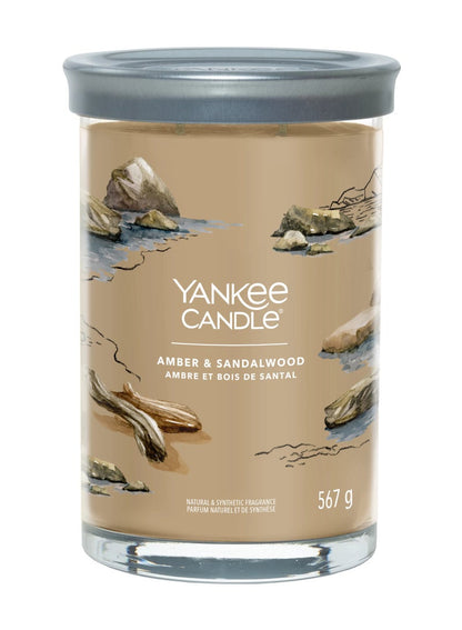 YANKEE CANDLE Amber & Sandalwood Jar 567g