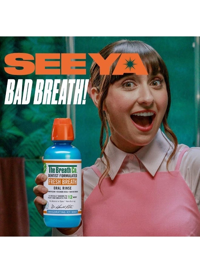 The Breath Co. Mouthwash 500ml - Icy Mint Flavor