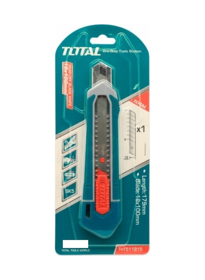 TOTAL Snap Off Blade Knife - Premium Cutting Tool