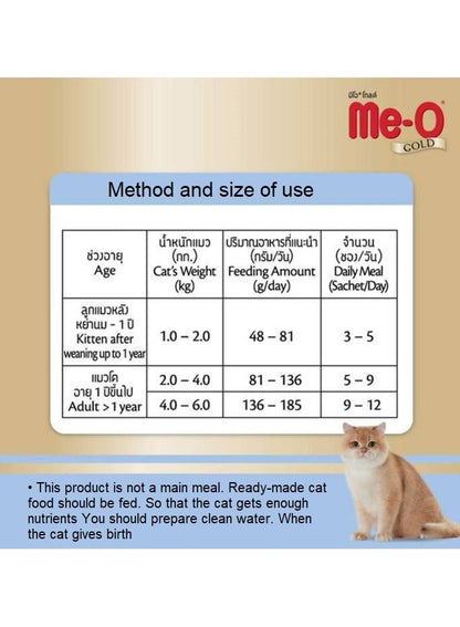 Me-O Gold Creamy Tuna Treats for Healthy Coat