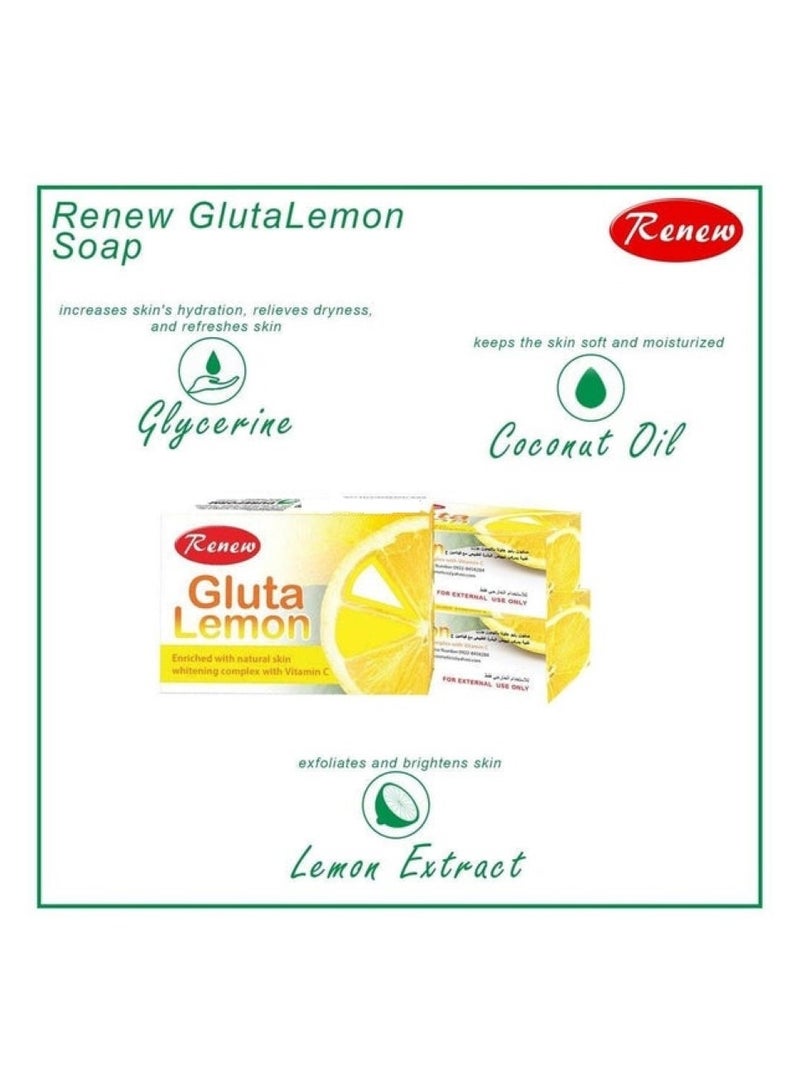 Renew Gluta Lemon Soap 135g - Premium Skin Whitener