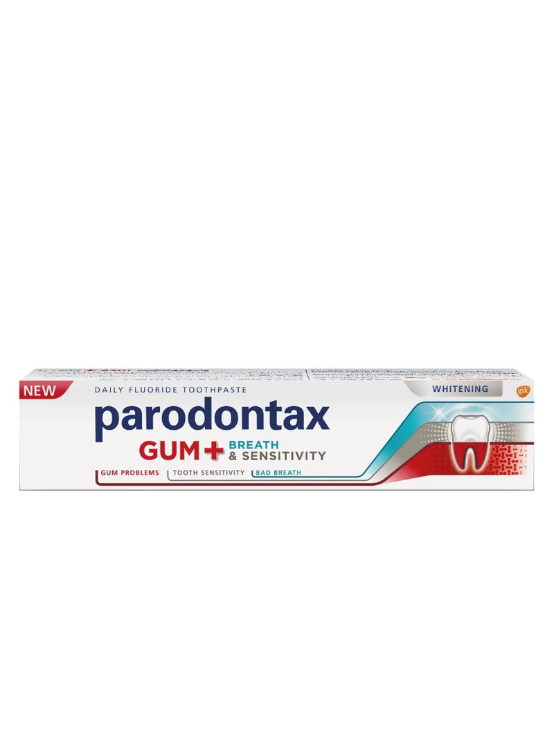 Parodontax Whitening Gum & Breath Toothpaste 75 ML