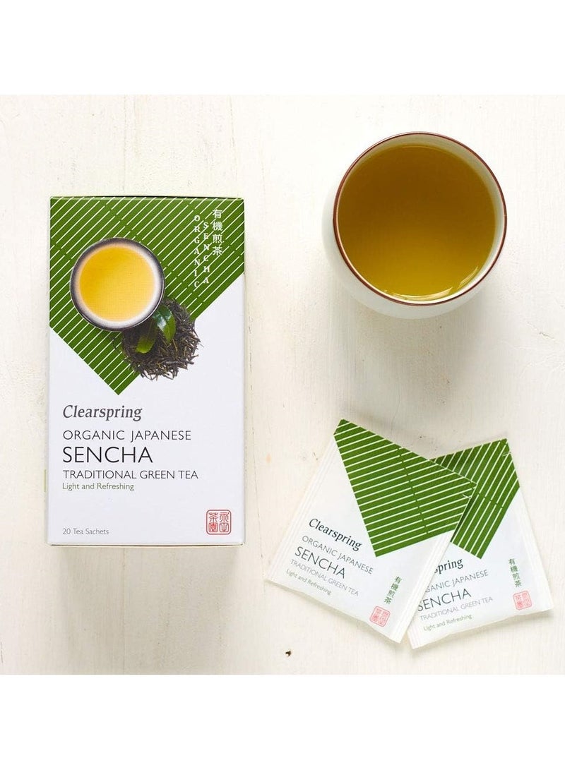 Clearspring Organic Japanese Sencha Green Tea Sachets