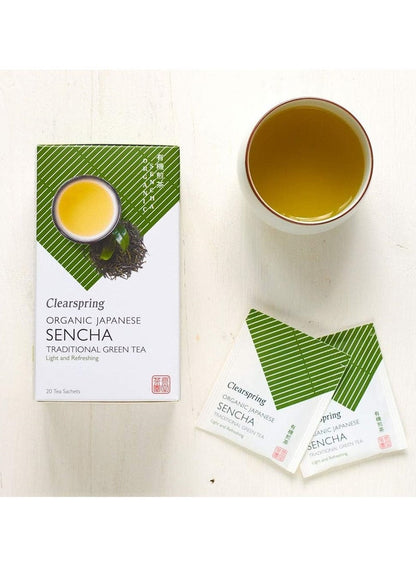 Clearspring Organic Japanese Sencha Green Tea Sachets