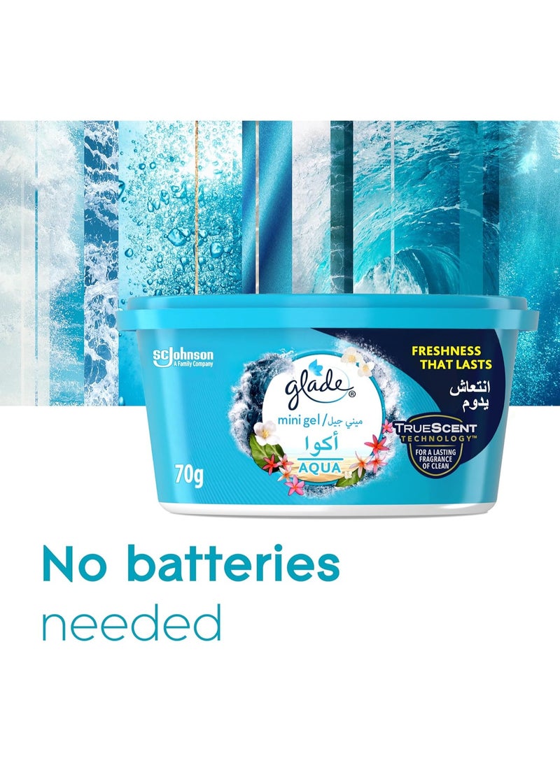 Glade Aqua Mini Gel Air Freshener 70G
