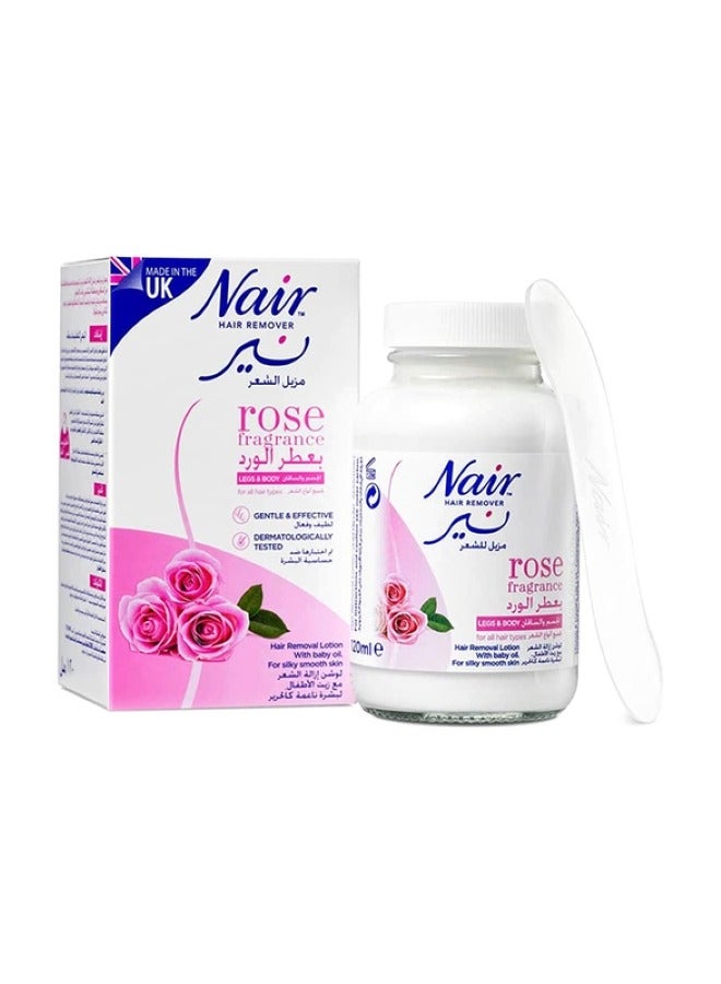 Nair Rose Hair Removal Lotion 120 ML