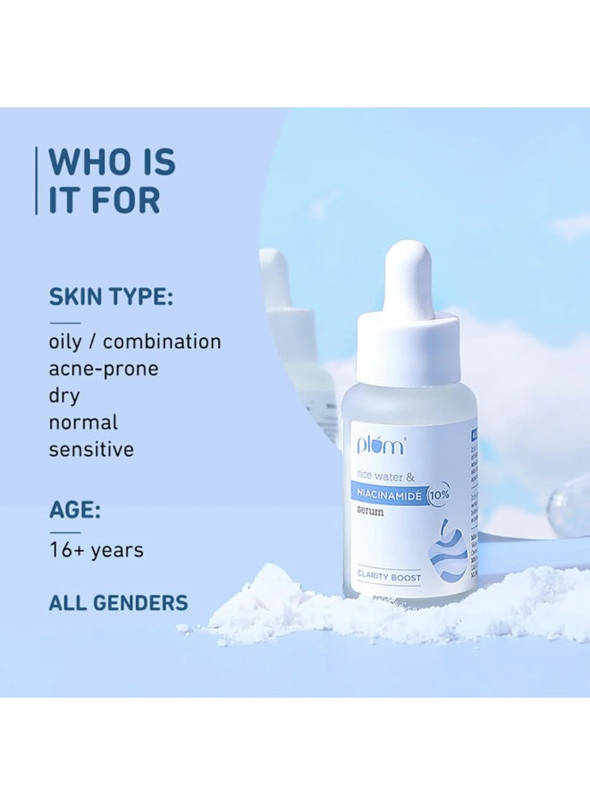 boost fragrance-free, clarity boost, clarity boost fragrance-free, list aqua, niacinamide serum, niacinamide serum clarity, oily dry, plum, plum rice, rice water, serum clarity, serum clarity boost, skin tone, skin type, skin types