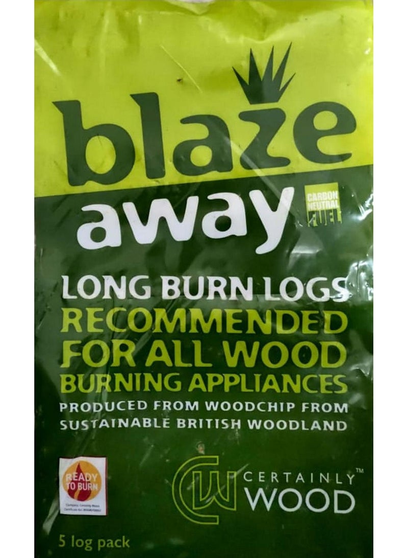 BLAZE Long Burn Logs - Premium Firewood for Your Home