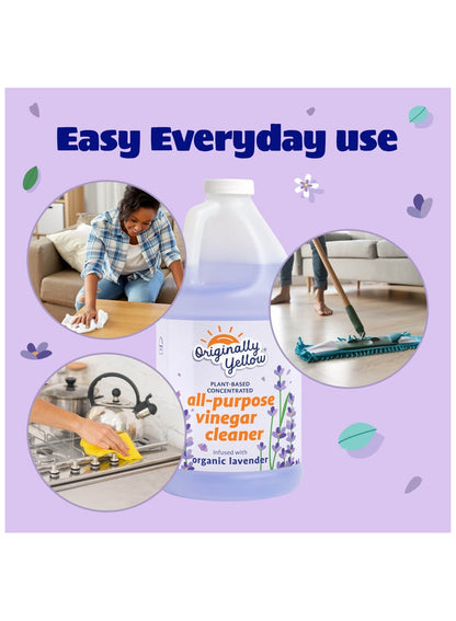 Organic Lavender Vinegar Cleaner Concentrate 1.89L
