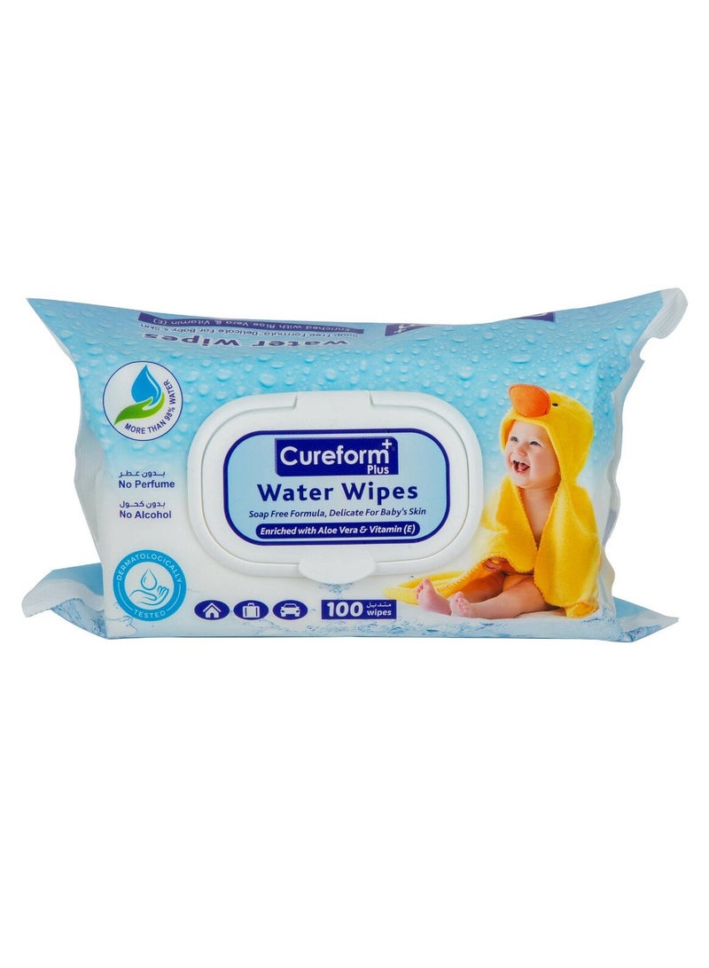Cureform Plus Baby Water Wipes 100 Pcs