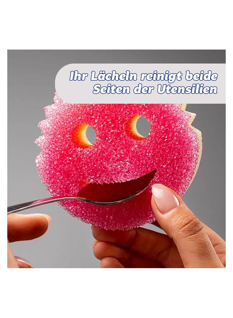 Scrub Daddy Scrub Mommy Scrubber Set of 4 - Pink