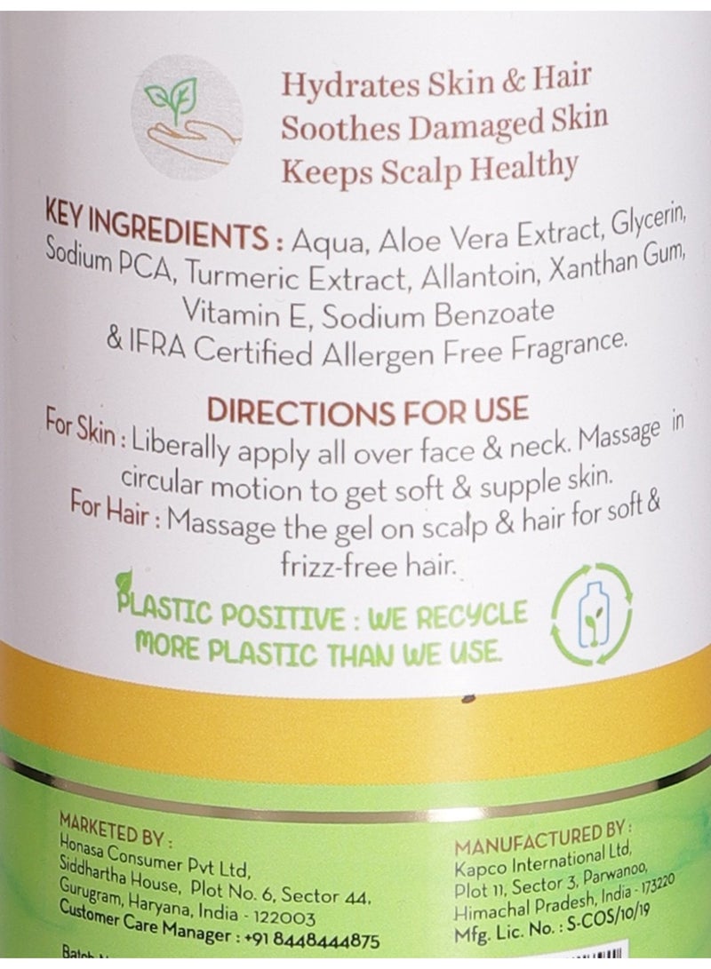 Mamaearth Aloe Turmeric Gel for Skin & Hair