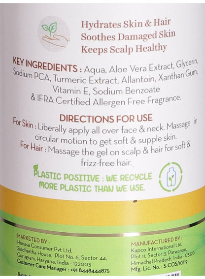 Mamaearth Aloe Turmeric Gel for Skin & Hair