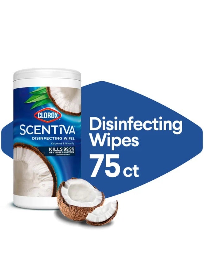 Clorox Scentiva Disinfecting Wipes 75 Pack