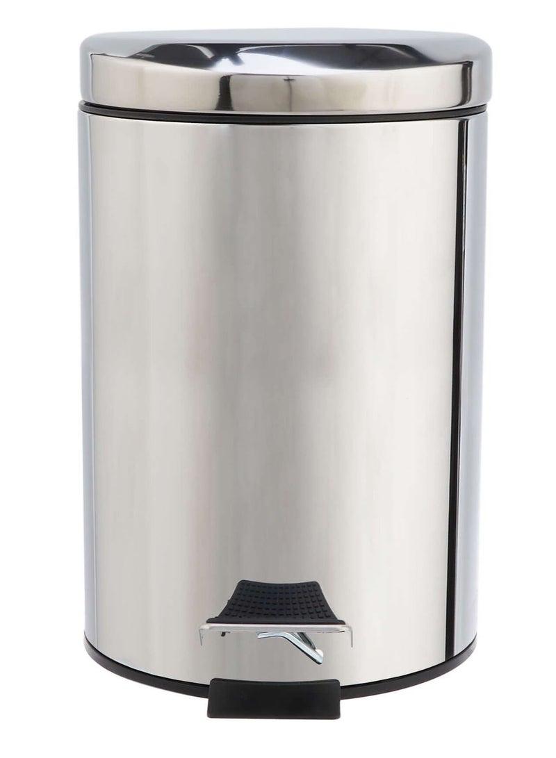 Hygic Glossy Stainless Steel Pedal Bin 5 Liters