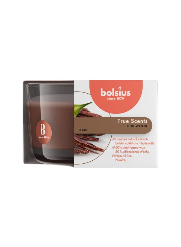 BOLSIUS True Scents Oud Wood Candle In Glass