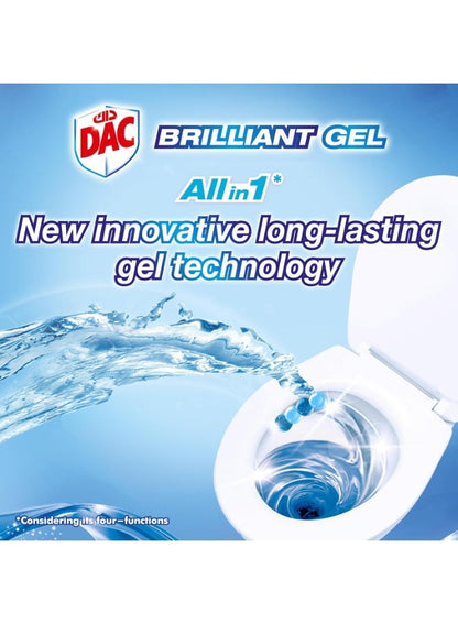 Dac Brilliant Gel Toilet Rim Block Arctic Ocean